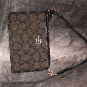 Coach mini wristlet